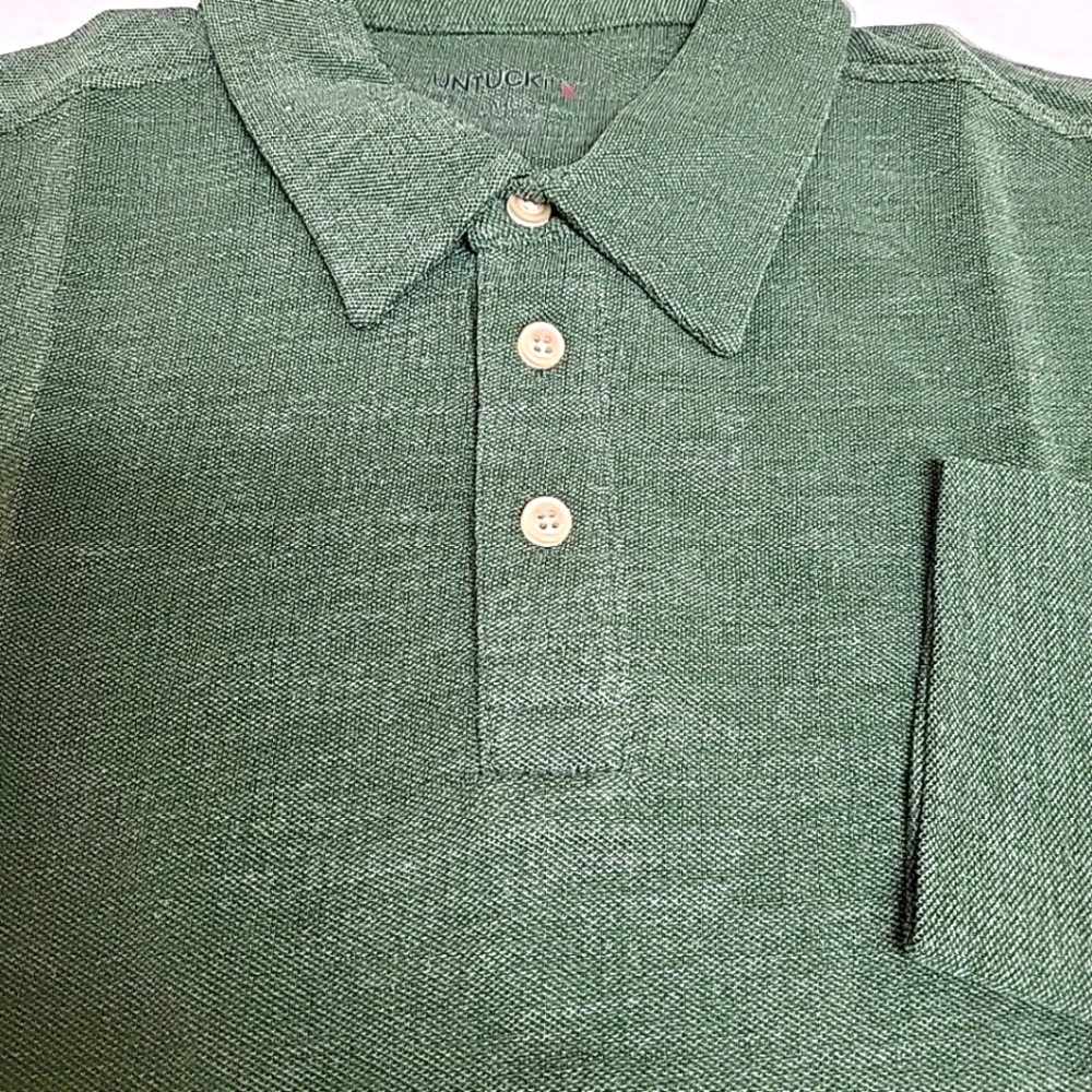 UNTUCKit Green Polo Shirt
